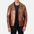 Alberto Shearling Leather Jacket