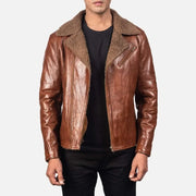 Alberto Shearling Leather Jacket