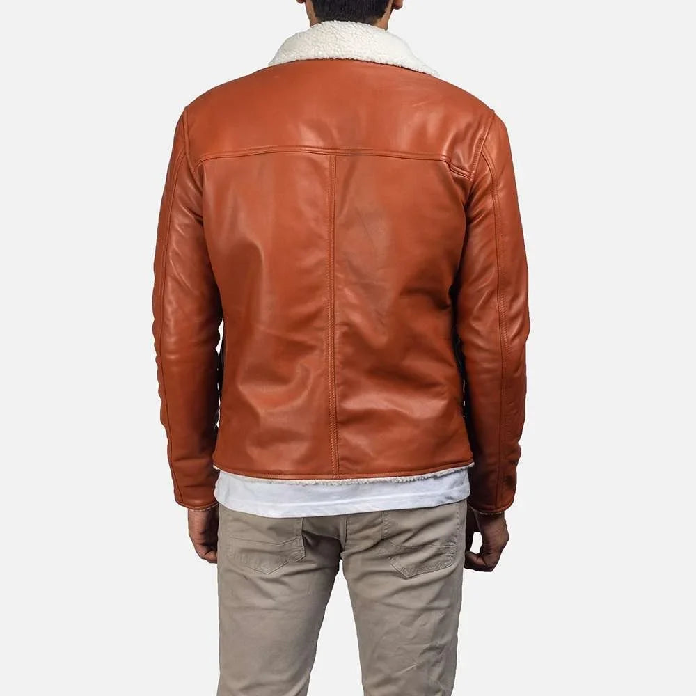 Dan Frost Tan Shearling Jacket