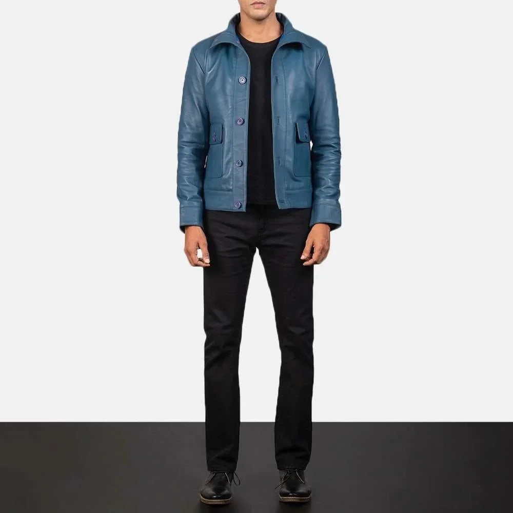 Columbus Leather Bomber Jacket