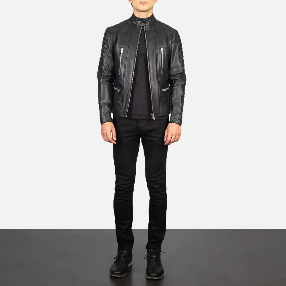 Damian Leather Biker Jacket