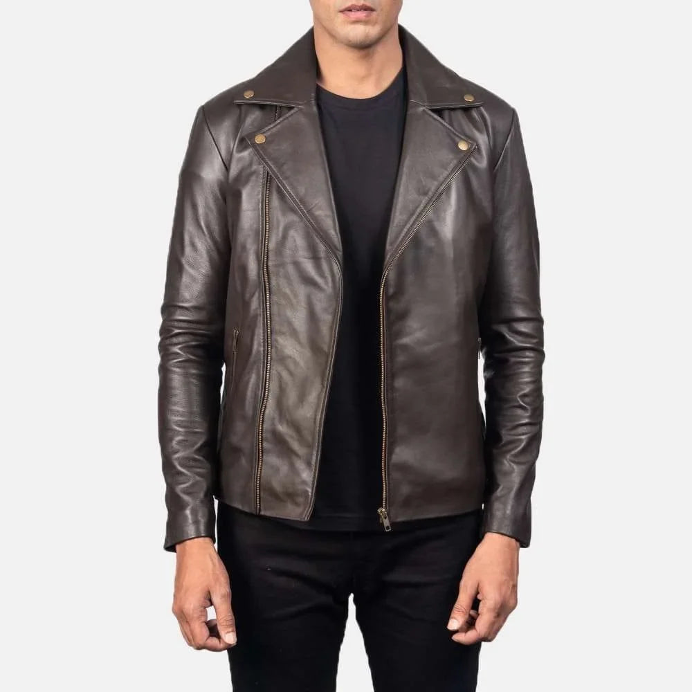 Noah Leather Biker Jacket