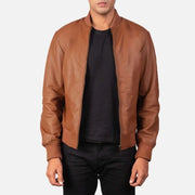 Shane Leather Bomber Jacket