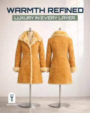 Erica Shearling Leather Coat