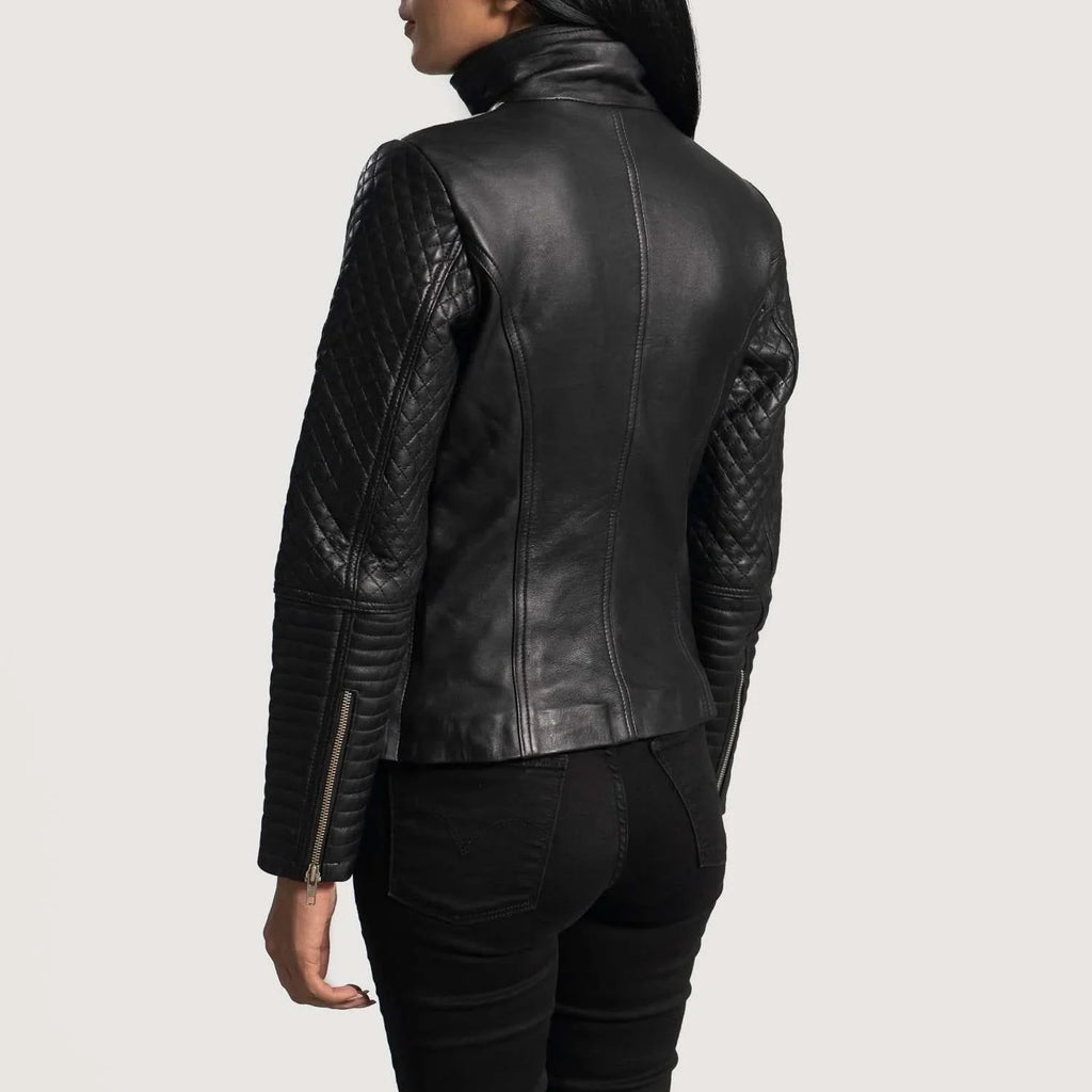 Alia Leather Biker Jacket