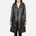 Alice Double Breasted Leather Coat