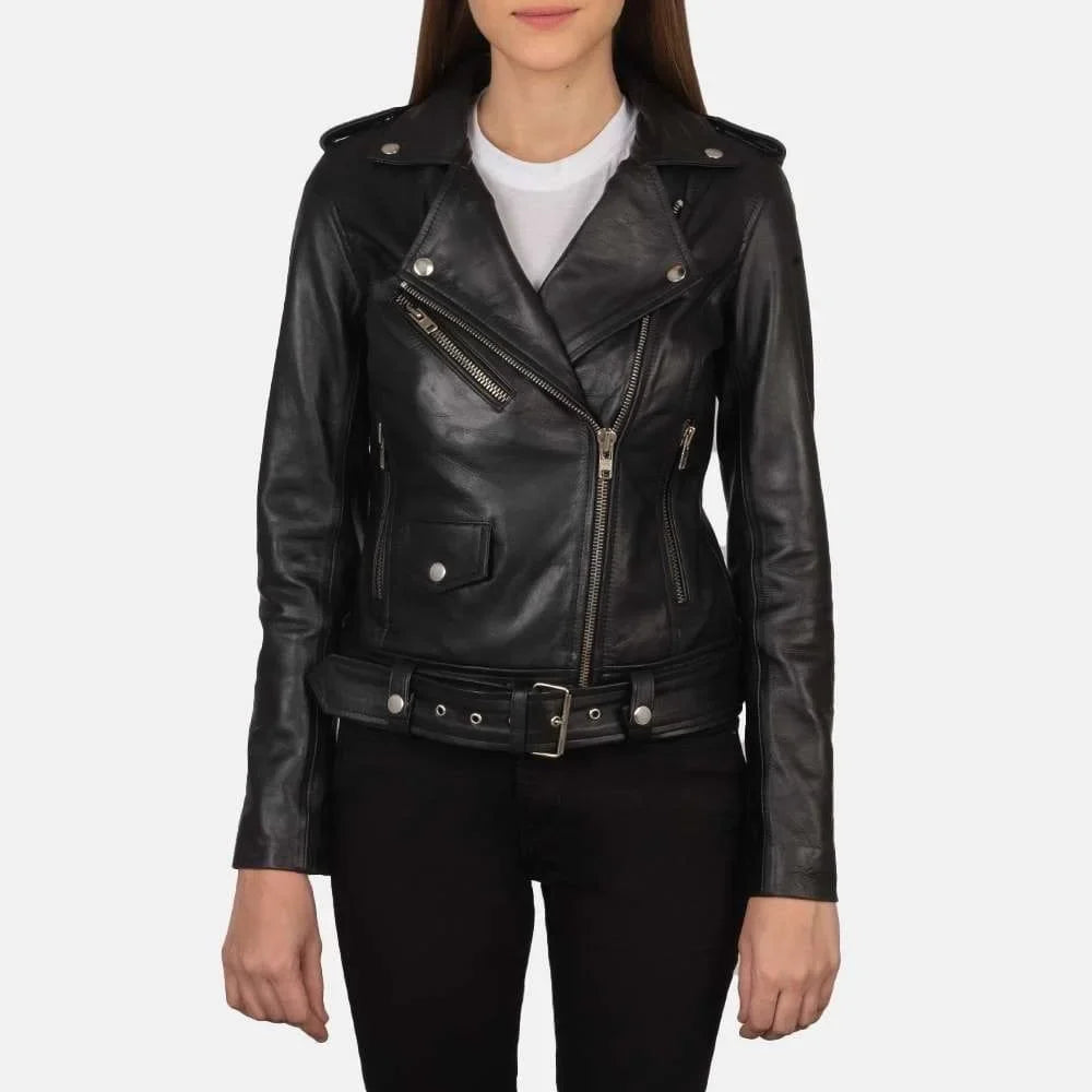 Alison Leather Biker Jacket