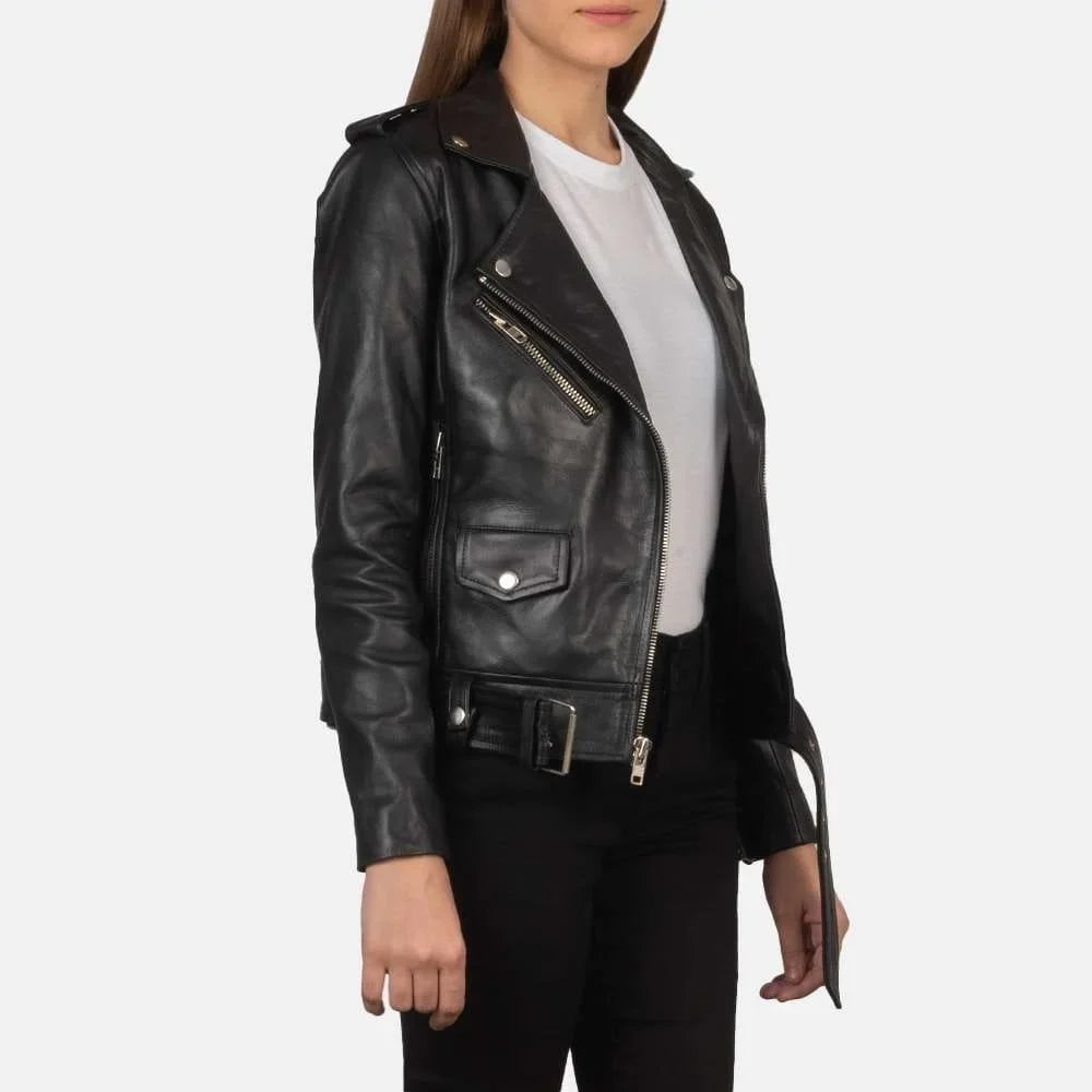 Alison Leather Biker Jacket
