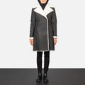 Amie Double Breasted Shearling Coat