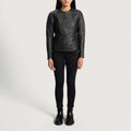 Celeste Studded Leather Jacket