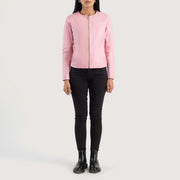 Elixir Collarless Leather Jacket