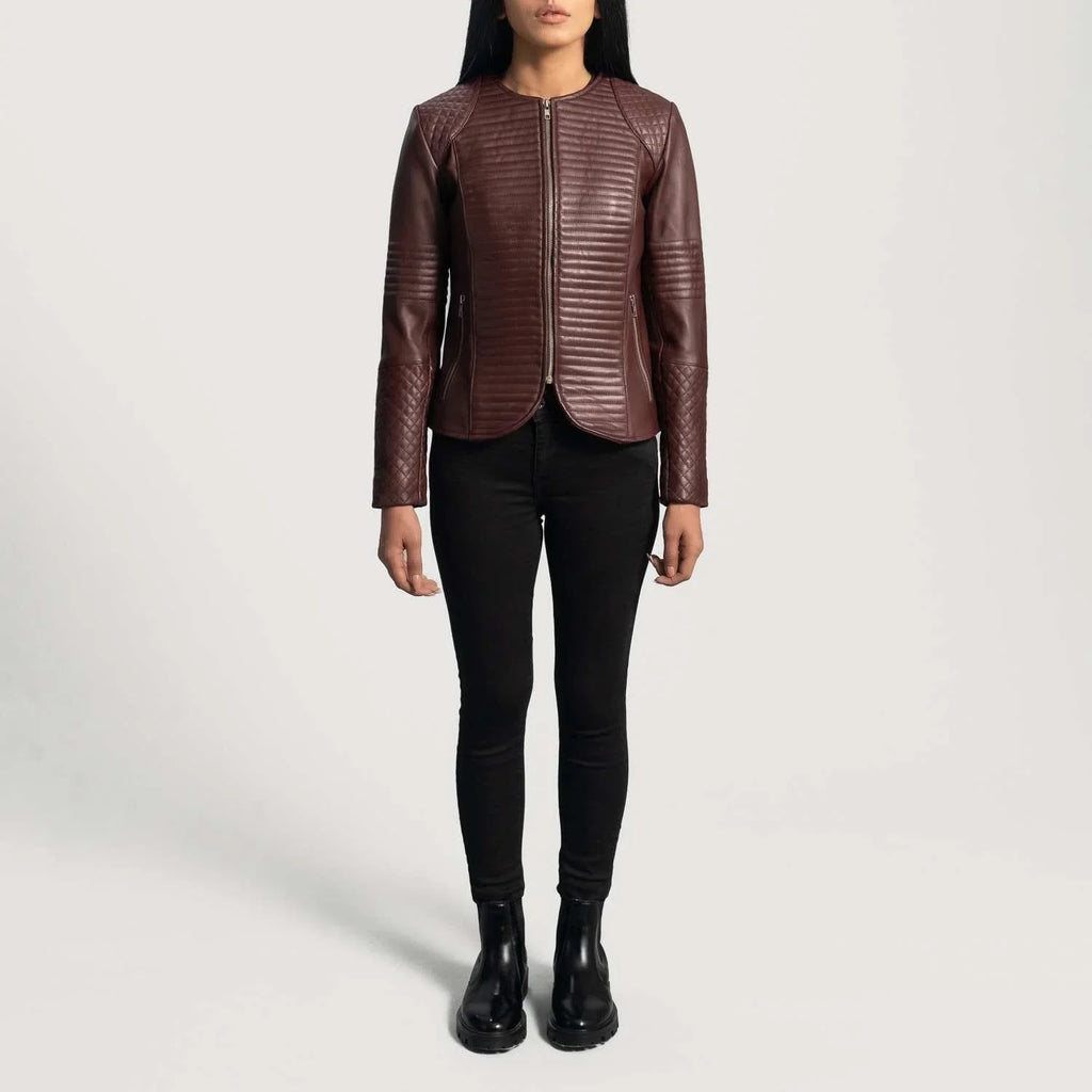 Nexi Quilted Leather Jacket