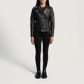 Rumy Leather Biker Jacket