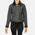 Sherilyn B-3 Leather Bomber Jacket