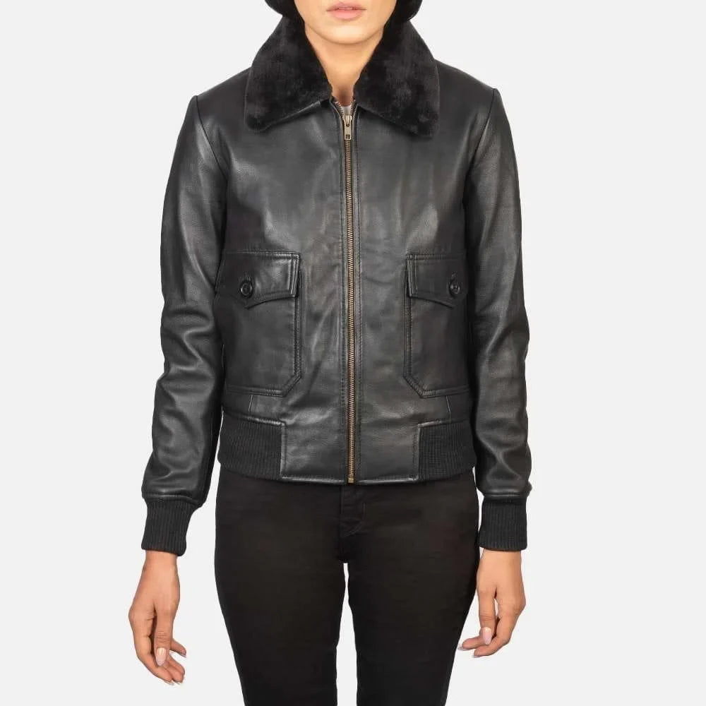 Stella G-1 Leather Bomber Jacket